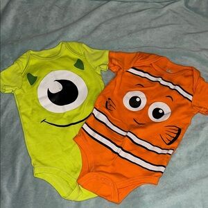 Disney Nemo and Mike Wazowski & Toy Story Baby with Character Design